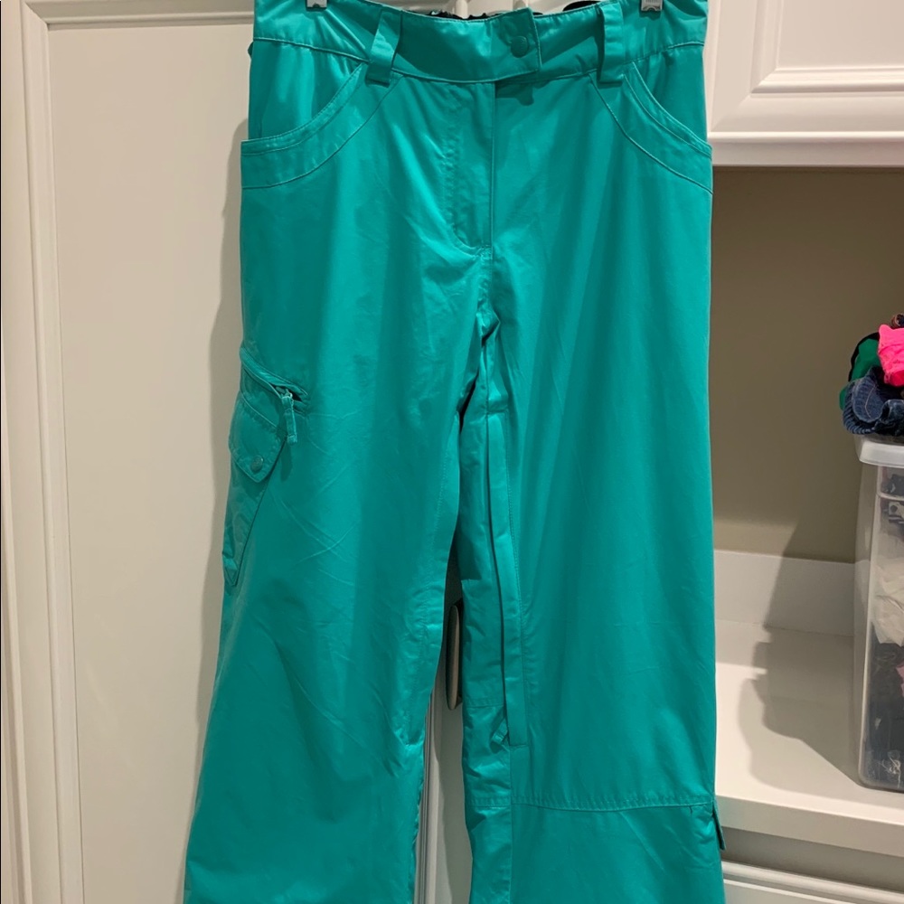 Snowboarding Pants- Powder Room Core teal